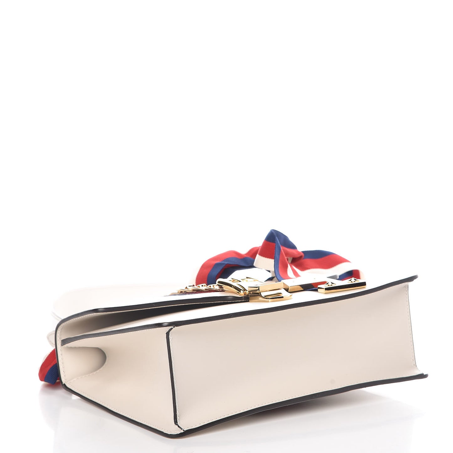 Calfskin Small Sylvie Shoulder Bag Off White