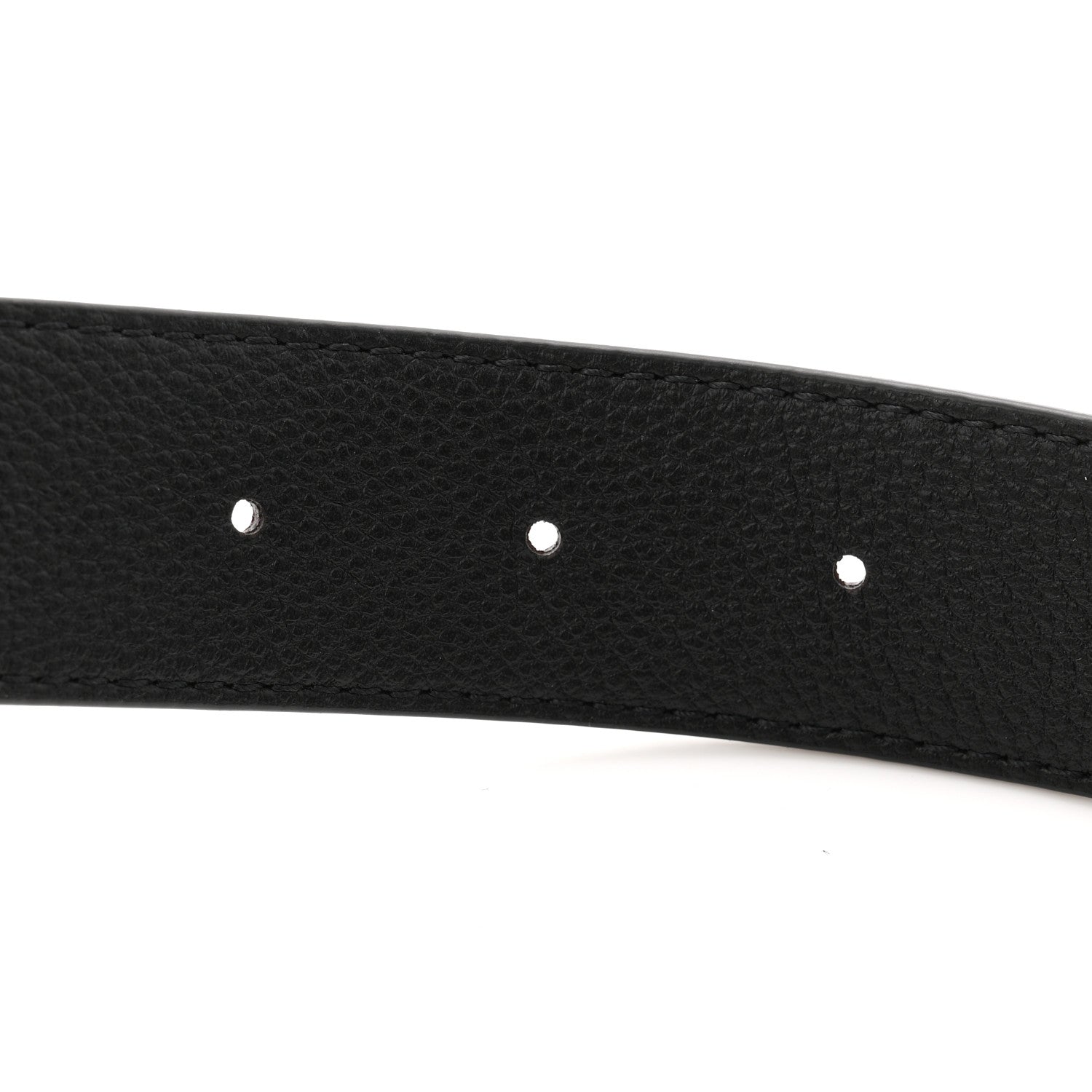 Louis Vuitton Calfskin Monogram 30mm LV Initiales Reversible Belt 75 30 Black 5 of 5