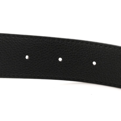 Louis Vuitton Calfskin Monogram 30mm LV Initiales Reversible Belt 75 30 Black 5 of 5