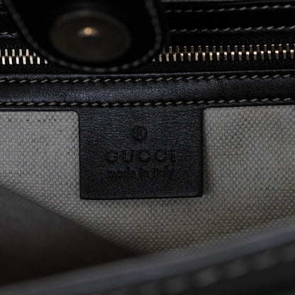 Gucci Monogram Web Medium Mayfair Tote Dark Brown 6 of 7