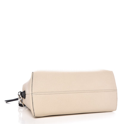 Fendi Vitello Sierra Morfeus Dolce Striped Strap Medium By The Way Boston Bag Camelia Ebano Multicolor 4 of 9