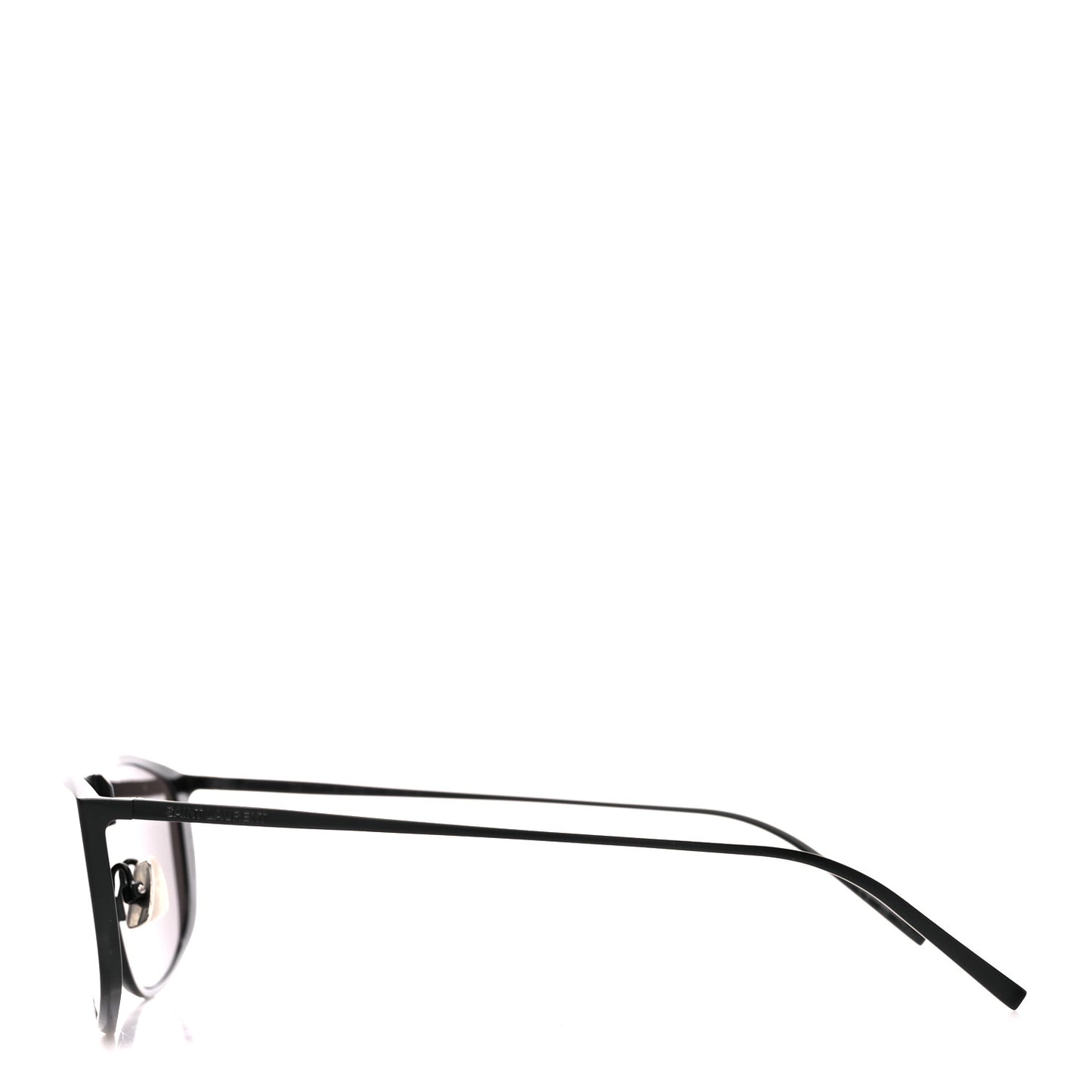 Metal Rectangular Luna Sunglasses SL605 Black