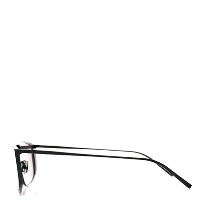 Saint Laurent Metal Rectangular Luna Sunglasses SL605 Black 3 of 9