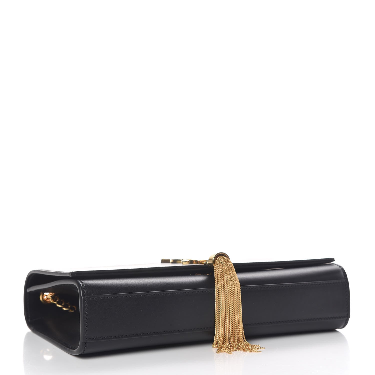 Saint Laurent Smooth Calfskin Medium Classic Monogram Kate Tassel Satchel Black 4 of 10