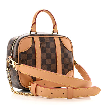 Louis Vuitton Damier Ebene Valisette Souple BB 3 of 9