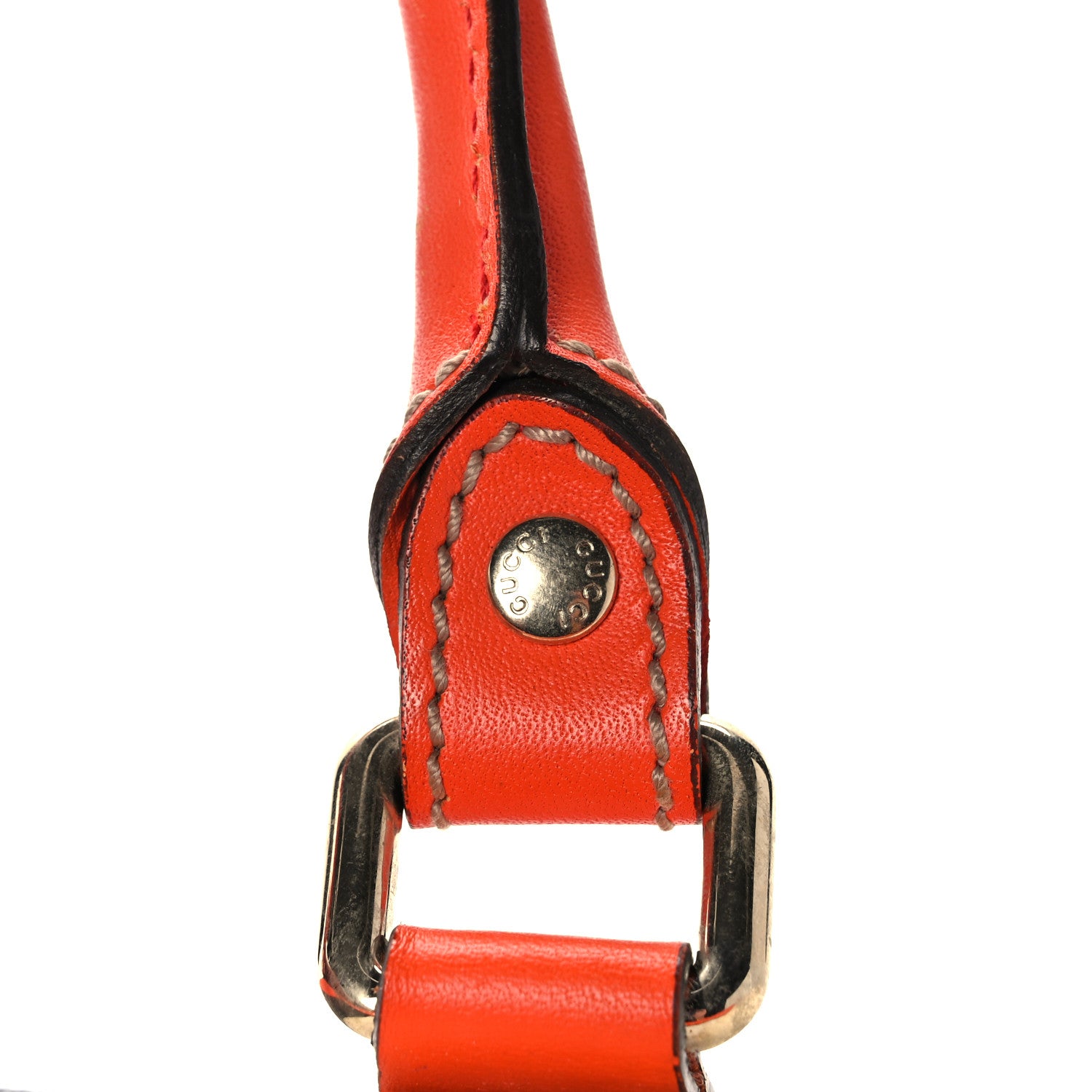 Gucci GG Plus Monogram Web Stripe Small Joy Boston Orange 20 of 22