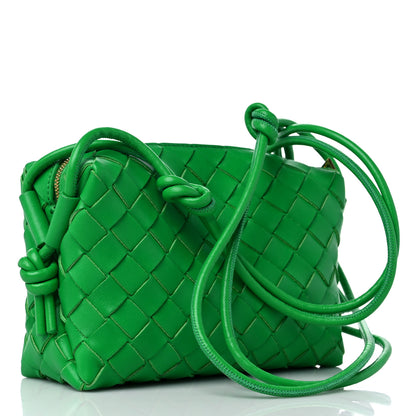 Bottega Veneta Nappa Intrecciato Mini Loop Camera Bag Parakeet 3 of 8