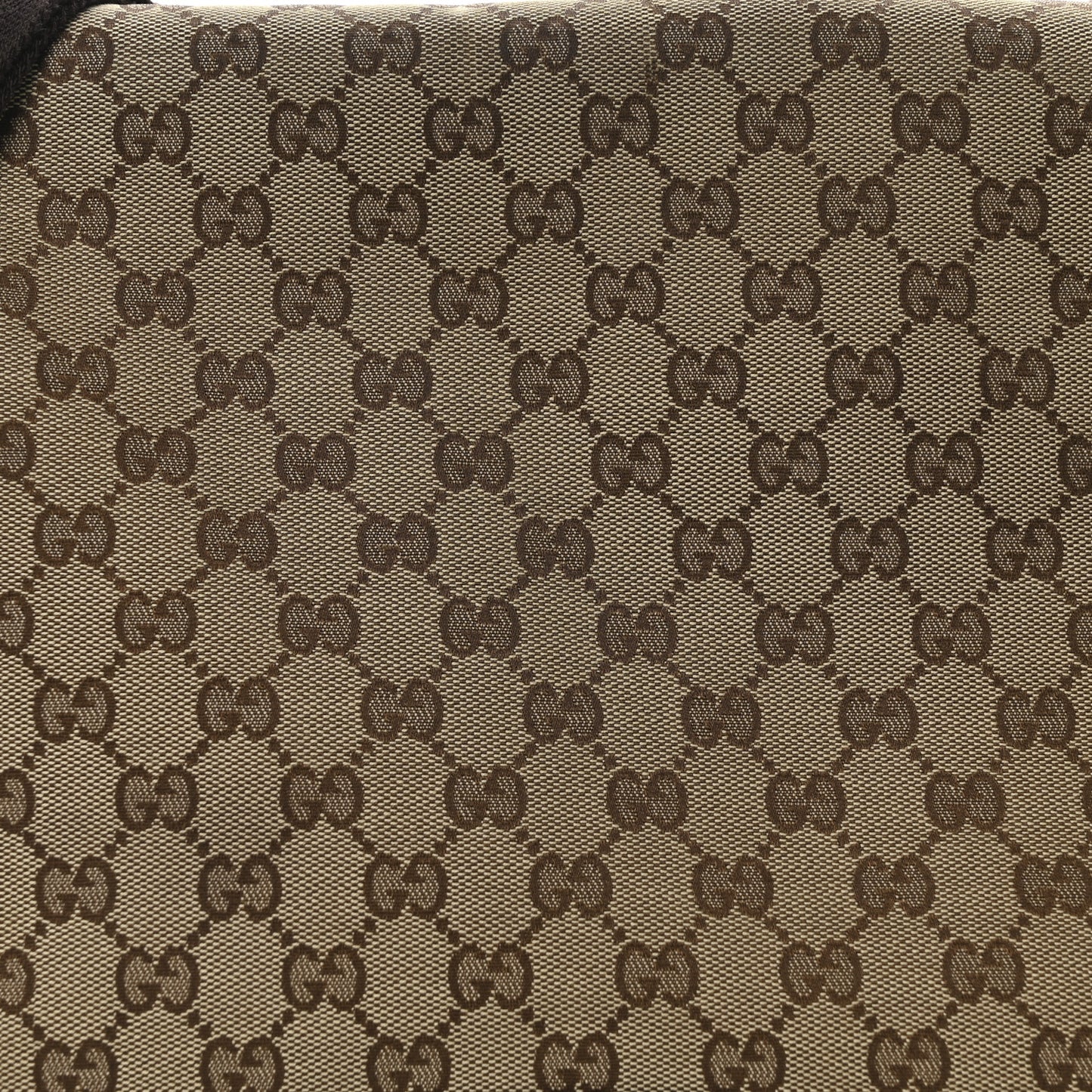 Monogram Small Flap Messenger Bag Beige Dark Brown