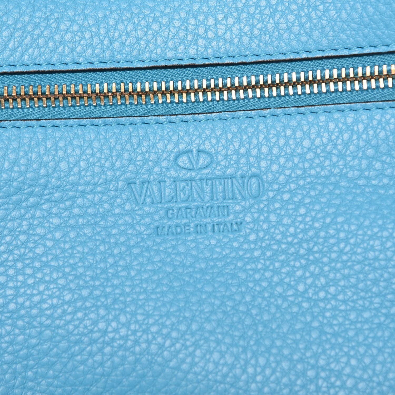 Valentino Garavani Pebbled Calfskin Medium Rockstud Tote Parrot 6 of 10
