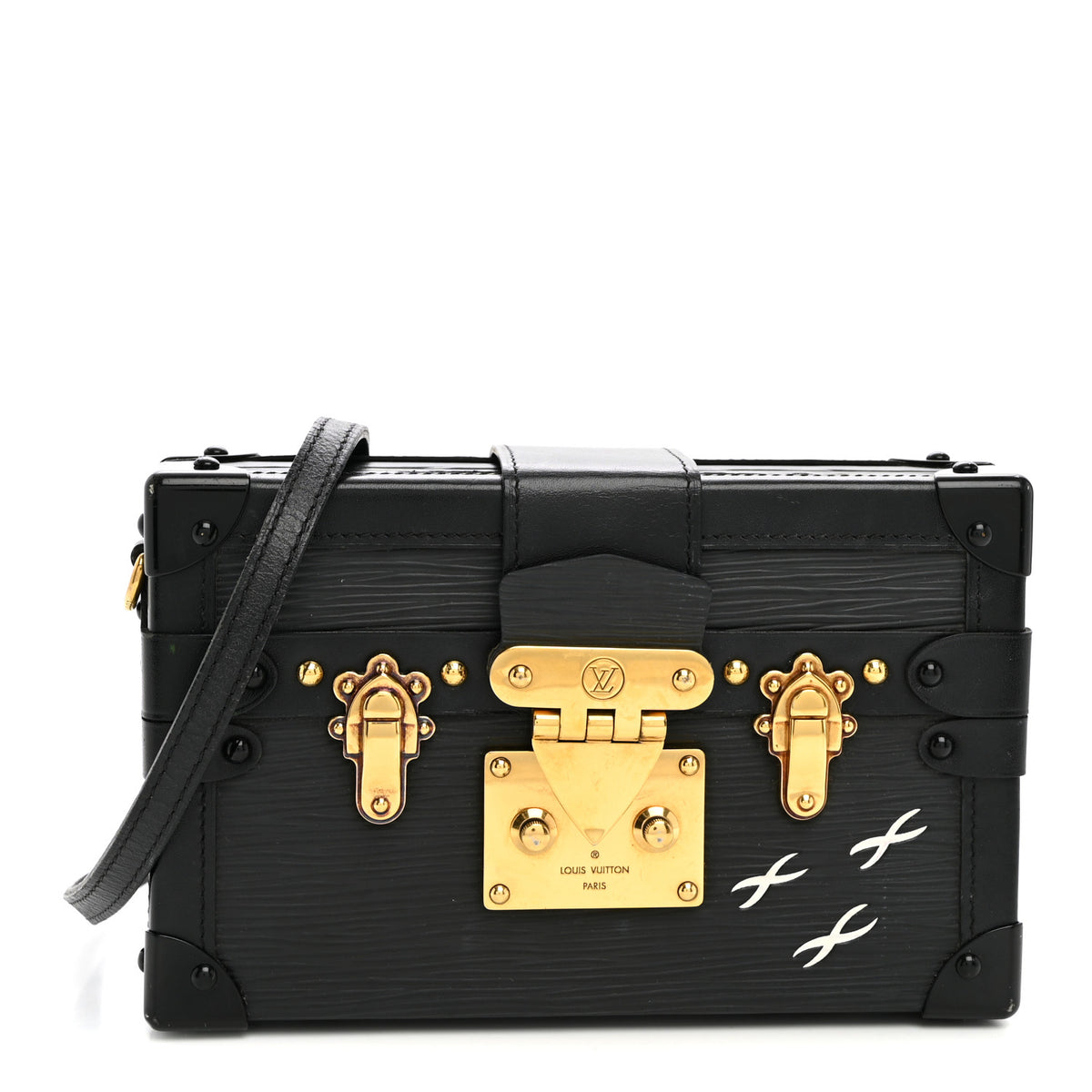 Louis Vuitton Epi Petite Malle Black 1 of 11