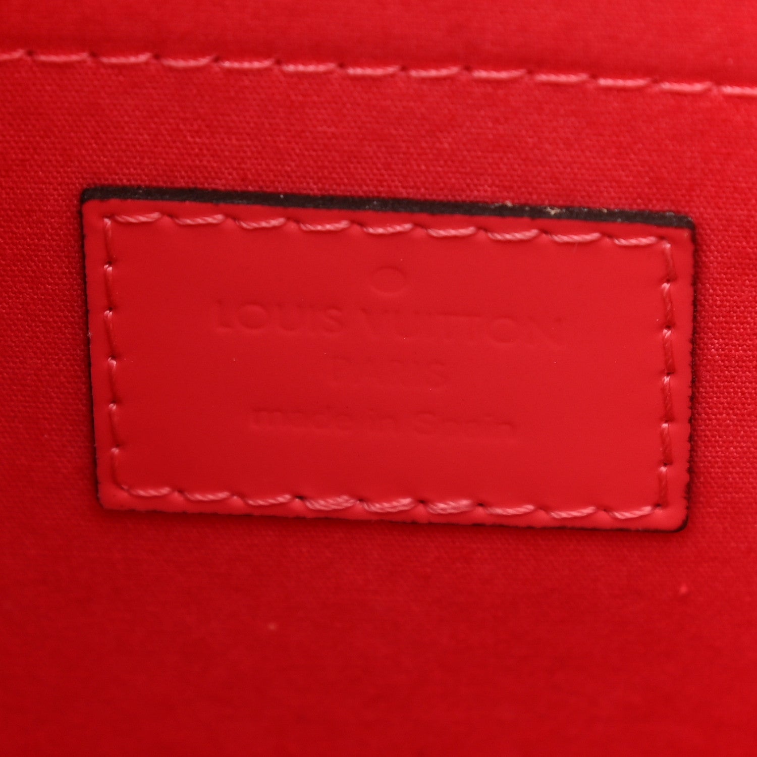 Louis Vuitton Vernis Montaigne BB Poppy 6 of 10