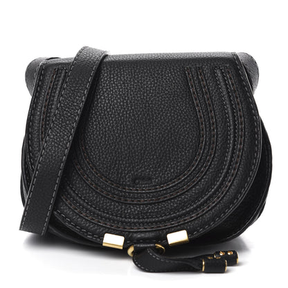 Chloe Calfskin Mini Marcie Round Crossbody Bag Black 1 of 10