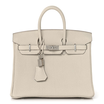 Hermes Togo Birkin 25 Craie 1 of 14