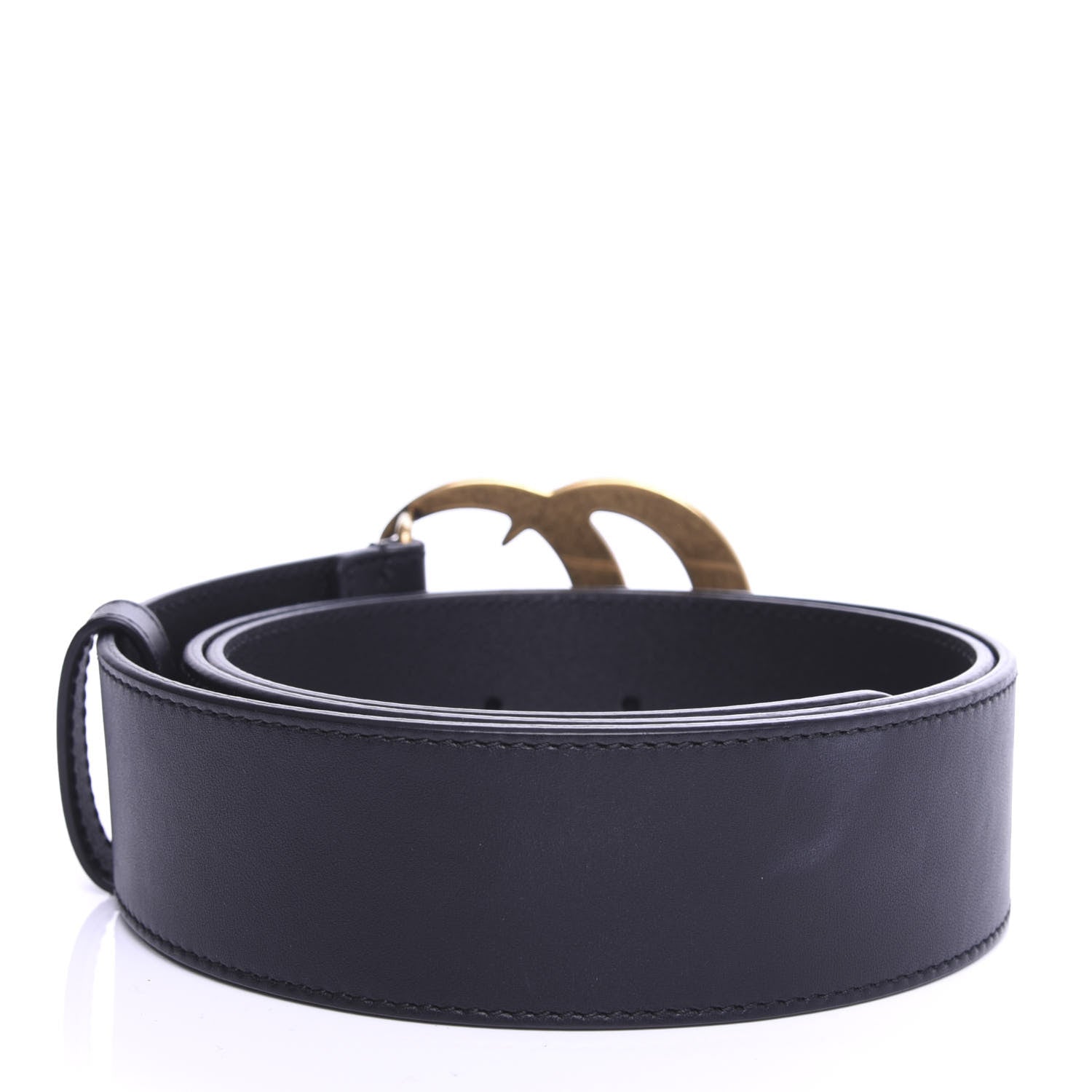 Gucci Calfskin Double G 40mm Belt 85 34 Black 2 of 5