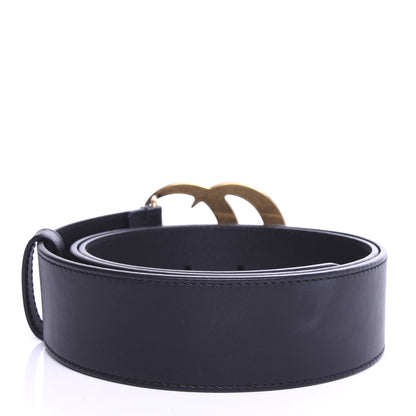 Gucci Calfskin Double G 40mm Belt 85 34 Black 2 of 5