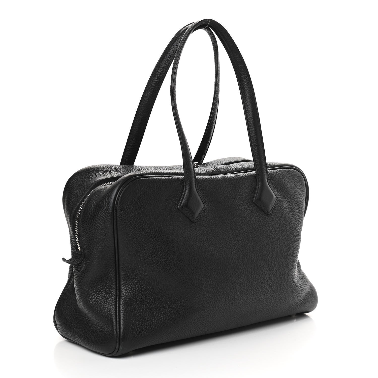 Hermes Taurillon Clemence Victoria II 35 Black 3 of 10
