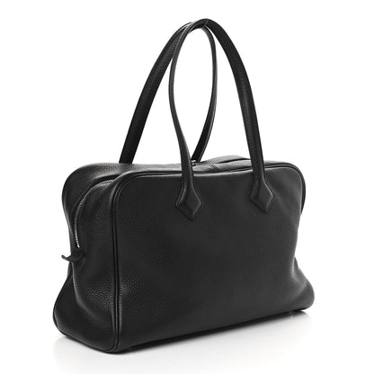 Hermes Taurillon Clemence Victoria II 35 Black 3 of 10