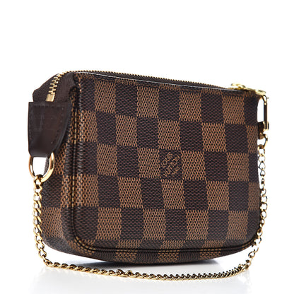 Louis Vuitton Damier Ebene Mini Pochette Accessories 3 of 8