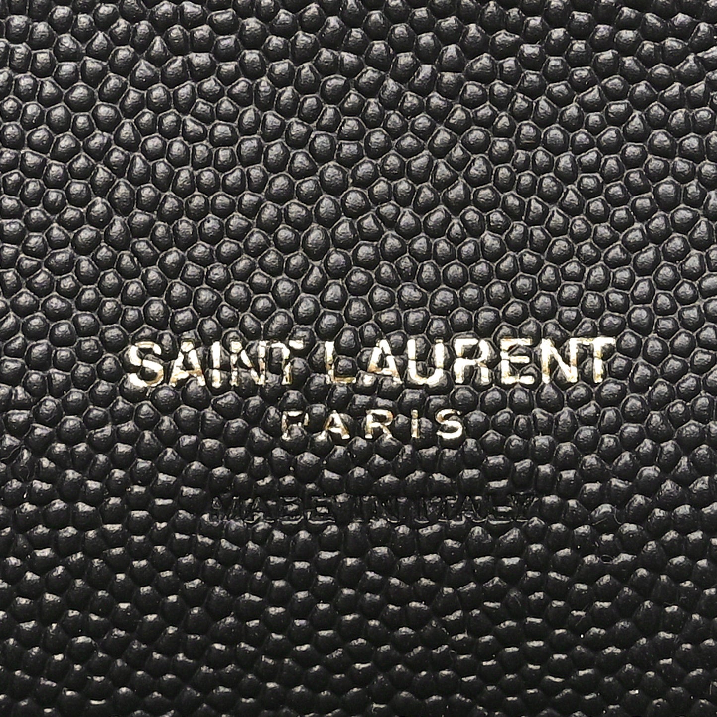 Grain De Poudre Textured Mixed Matelasse Triquilt Monogram Clutch Black