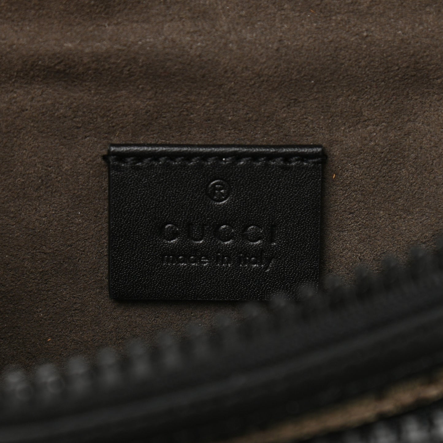 GG Supreme Monogram Belt Bag Black