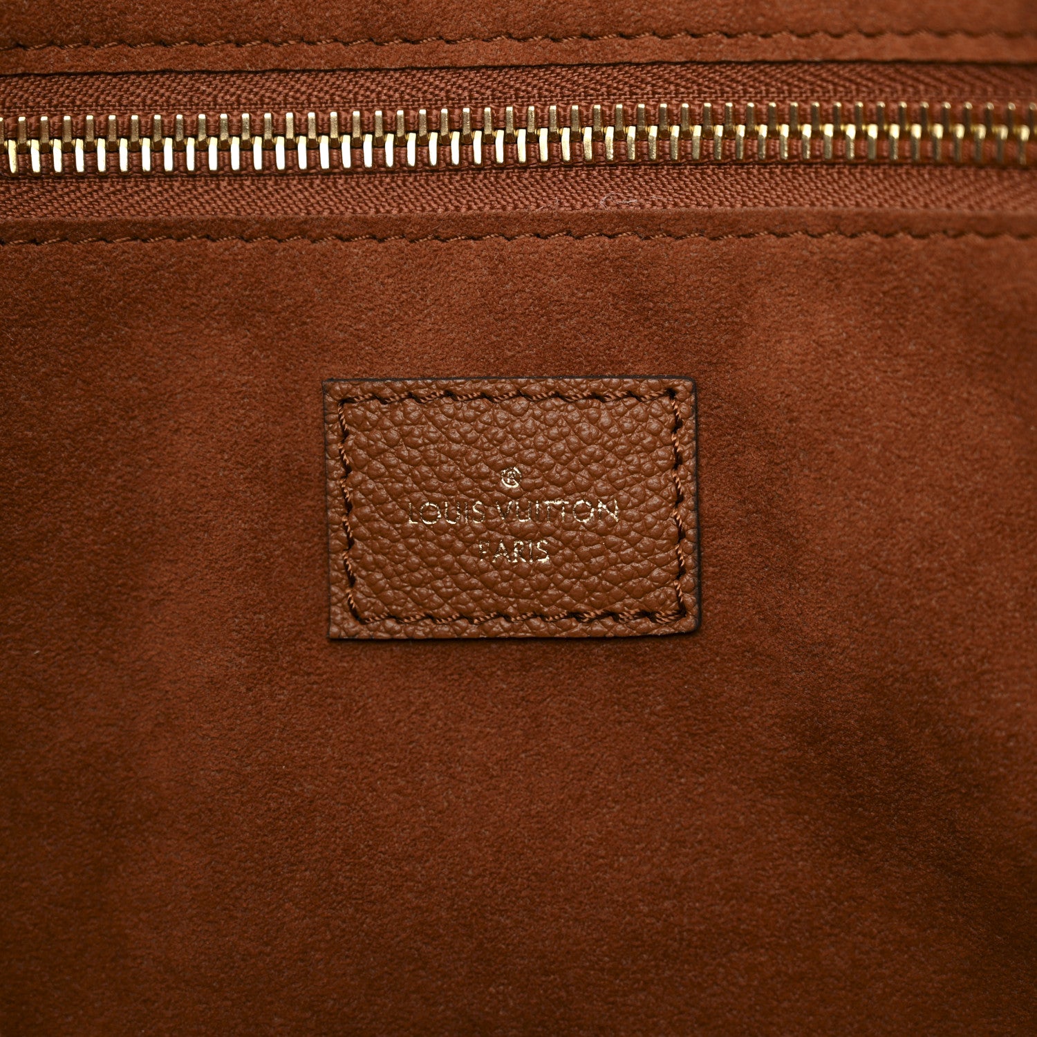 Louis Vuitton Empreinte Monogram Giant Neverfull MM Cognac 7 of 10