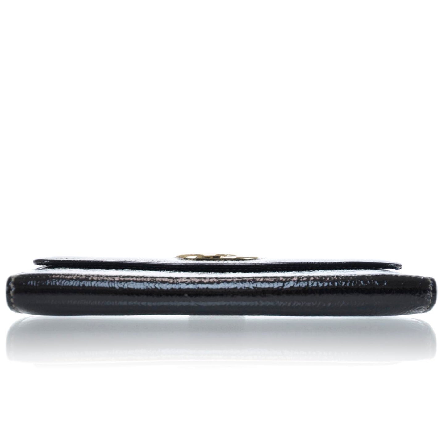 Patent Britt Continental Wallet Black
