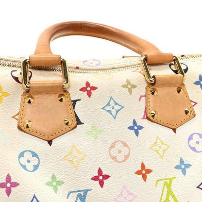 Louis Vuitton Monogram Multicolor Speedy 30 White 14 of 15