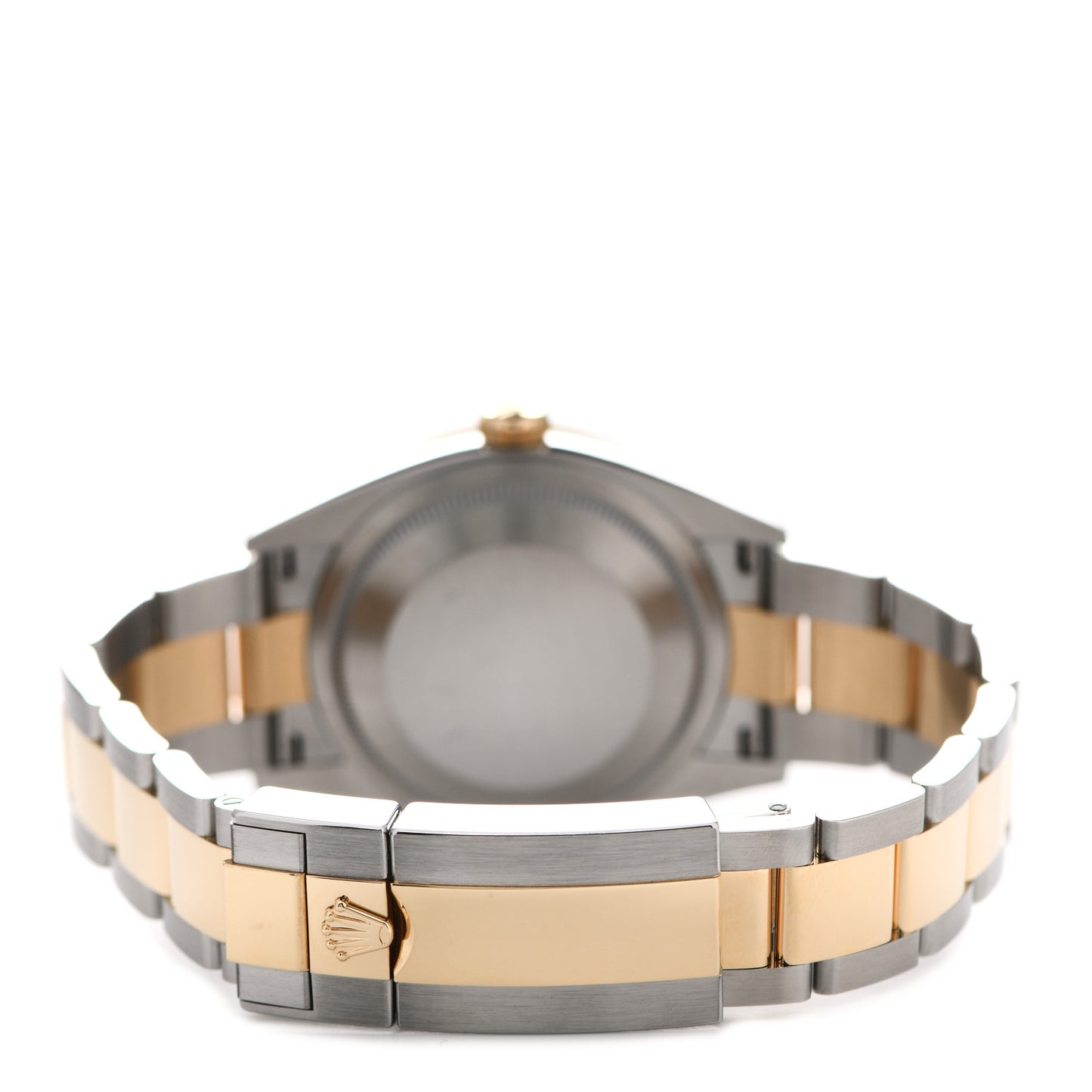 Stainless Steel 18K Yellow Gold 36mm Oyster Perpetual Explorer Watch Black 124273