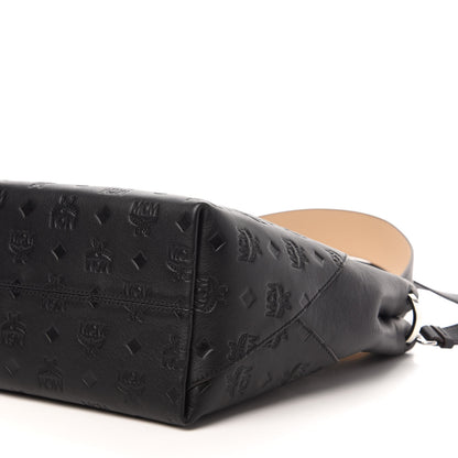 MCM Calfskin Ottomar Medium Klara Hobo Black 9 of 10