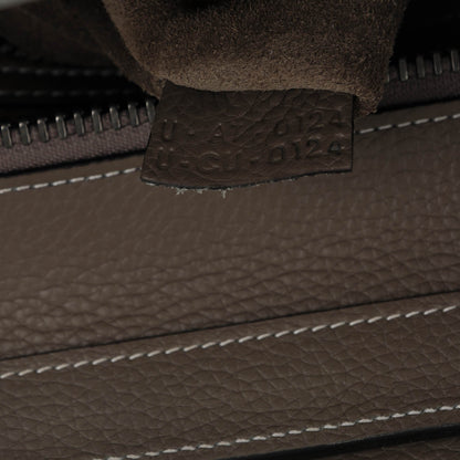 Celine Drummed Calfskin Micro Luggage Souris 7 of 9