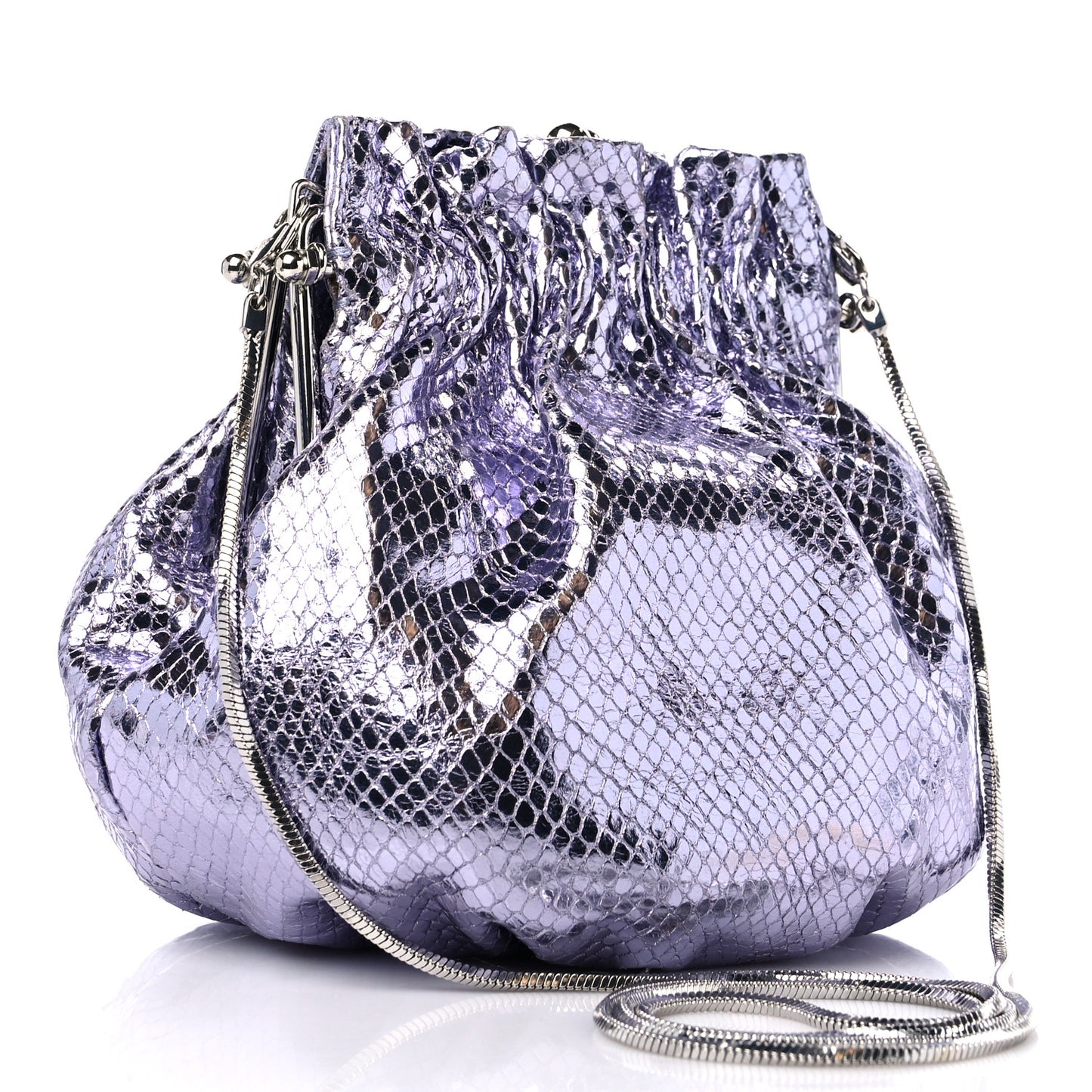 Metallic Soiree Crossbody Lavender