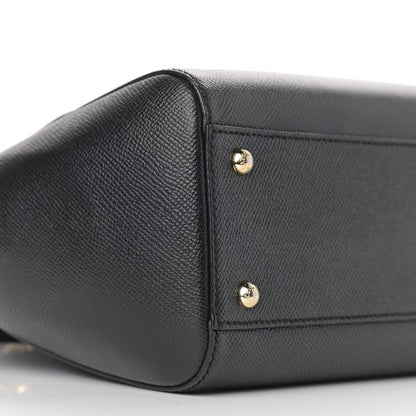 Dolce & Gabbana Dauphine Medium Miss Sicily Satchel Black 8 of 9