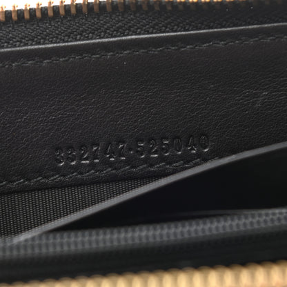 Gucci Guccissima Donna Long Wallet Black 7 of 9