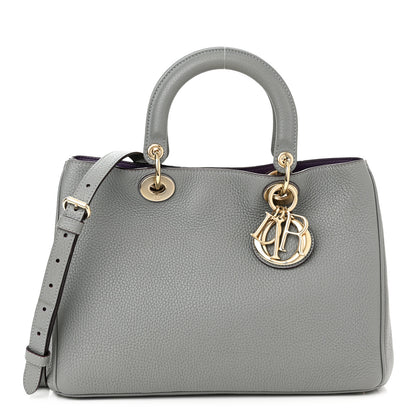 Christian Dior Bullcalf Medium Diorissimo Tote Gris 3 of 10