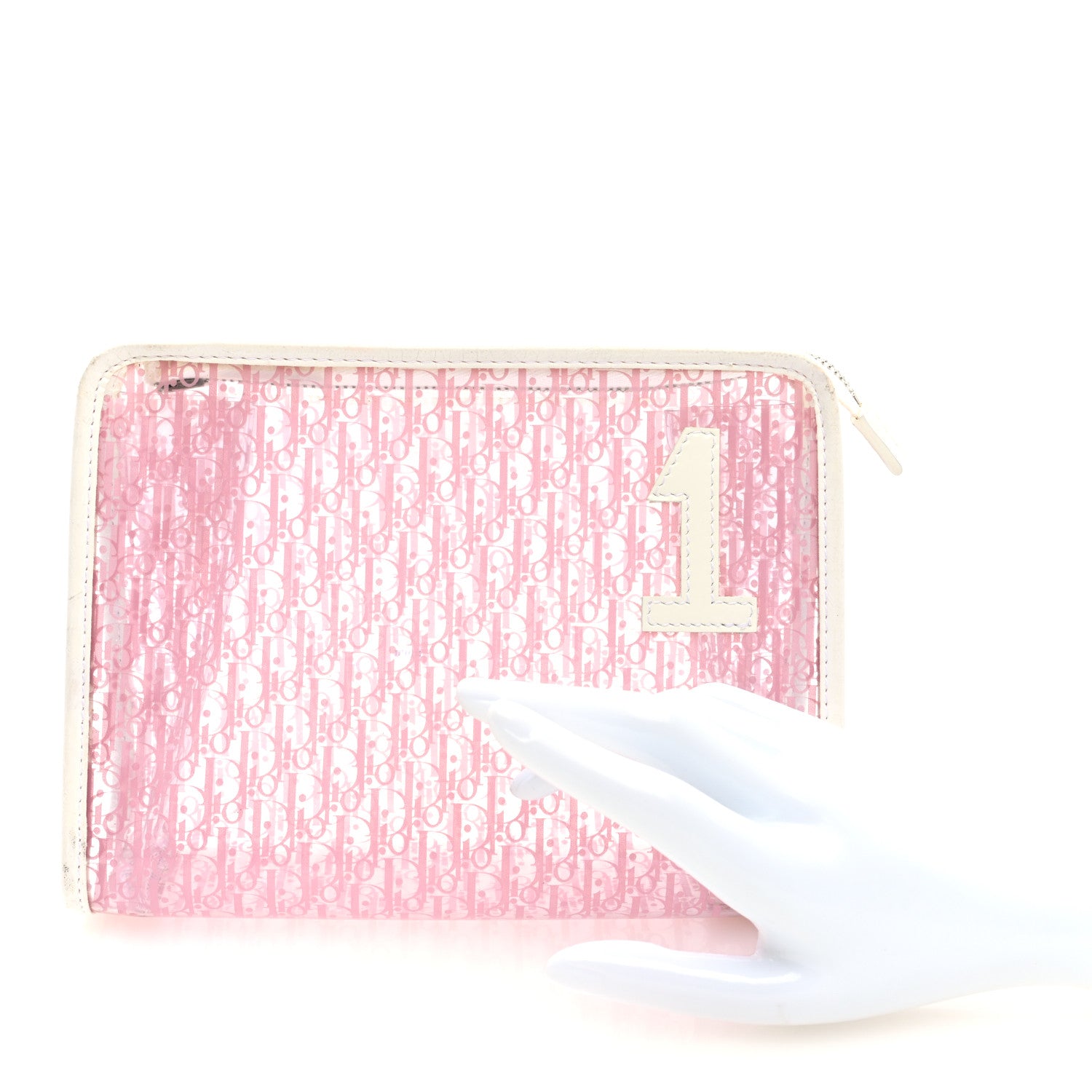 Christian Dior PVC Monogram Girly Cosmetic Case Pink 2 of 6