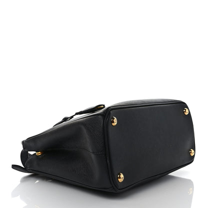 Prada Saffiano Medium Galleria Double Zip Tote Black 4 of 9
