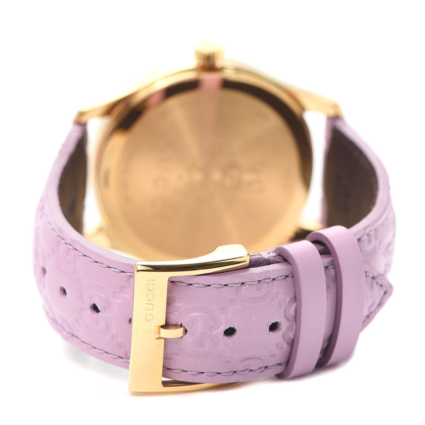 Stainless Steel Calfskin 38mm G-Timeless Quartz Watch Lilac