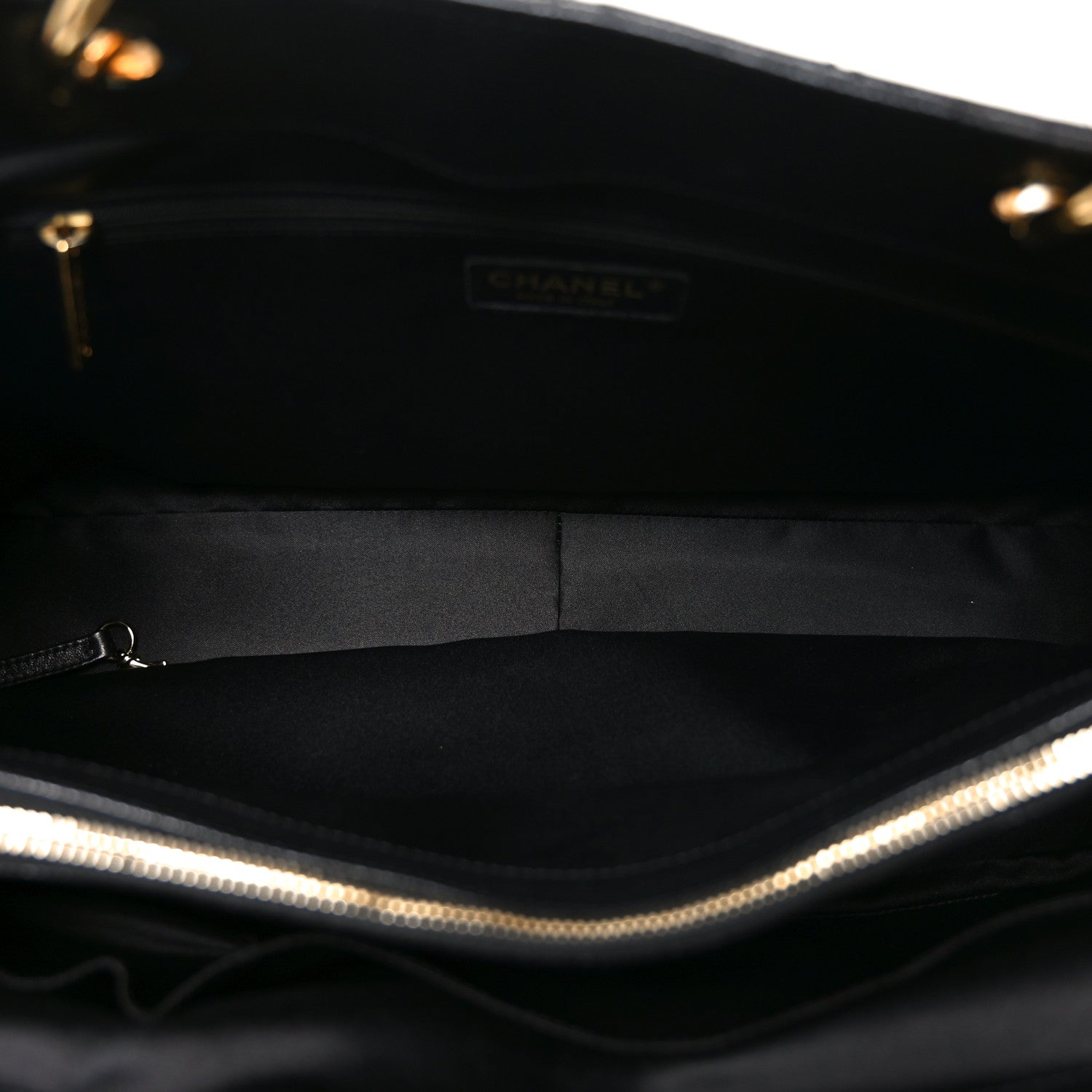 Chanel Caviar Quilted XL Grand Shopping Tote GST Black 5 of 10