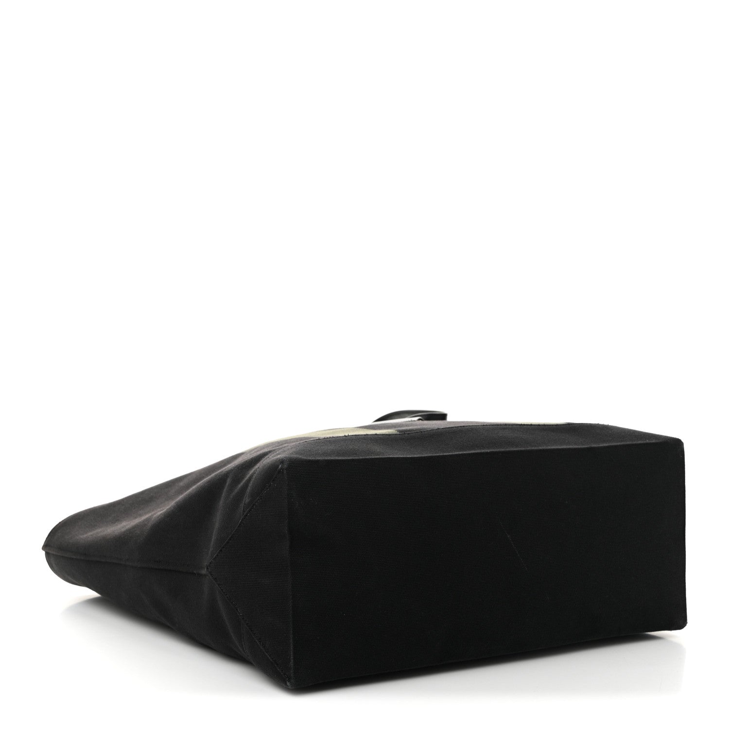 Saint Laurent Canvas Beach Shopping East West Tote Black 4 of 10