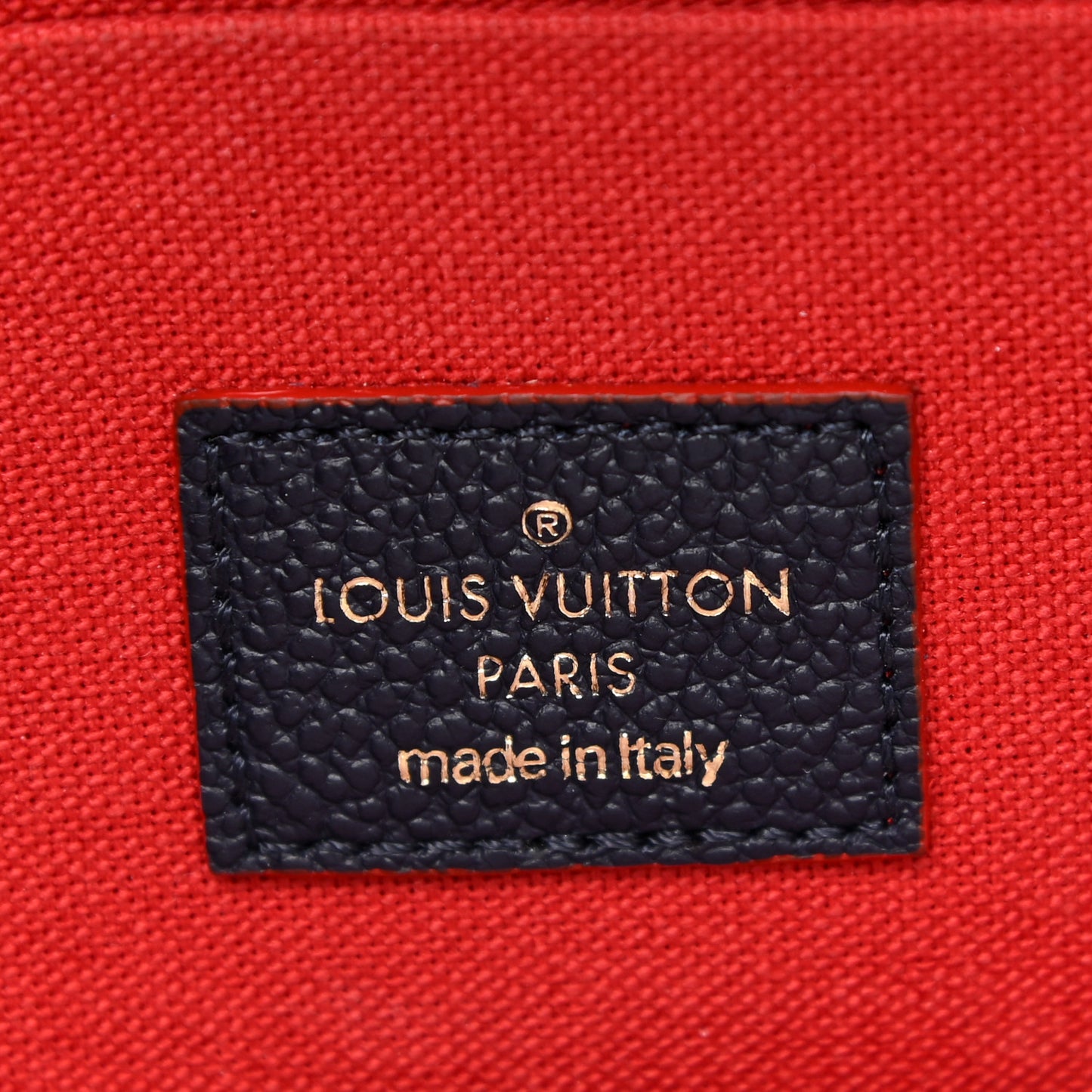 Empreinte Pochette Felicie Chain Wallet Marine Rouge