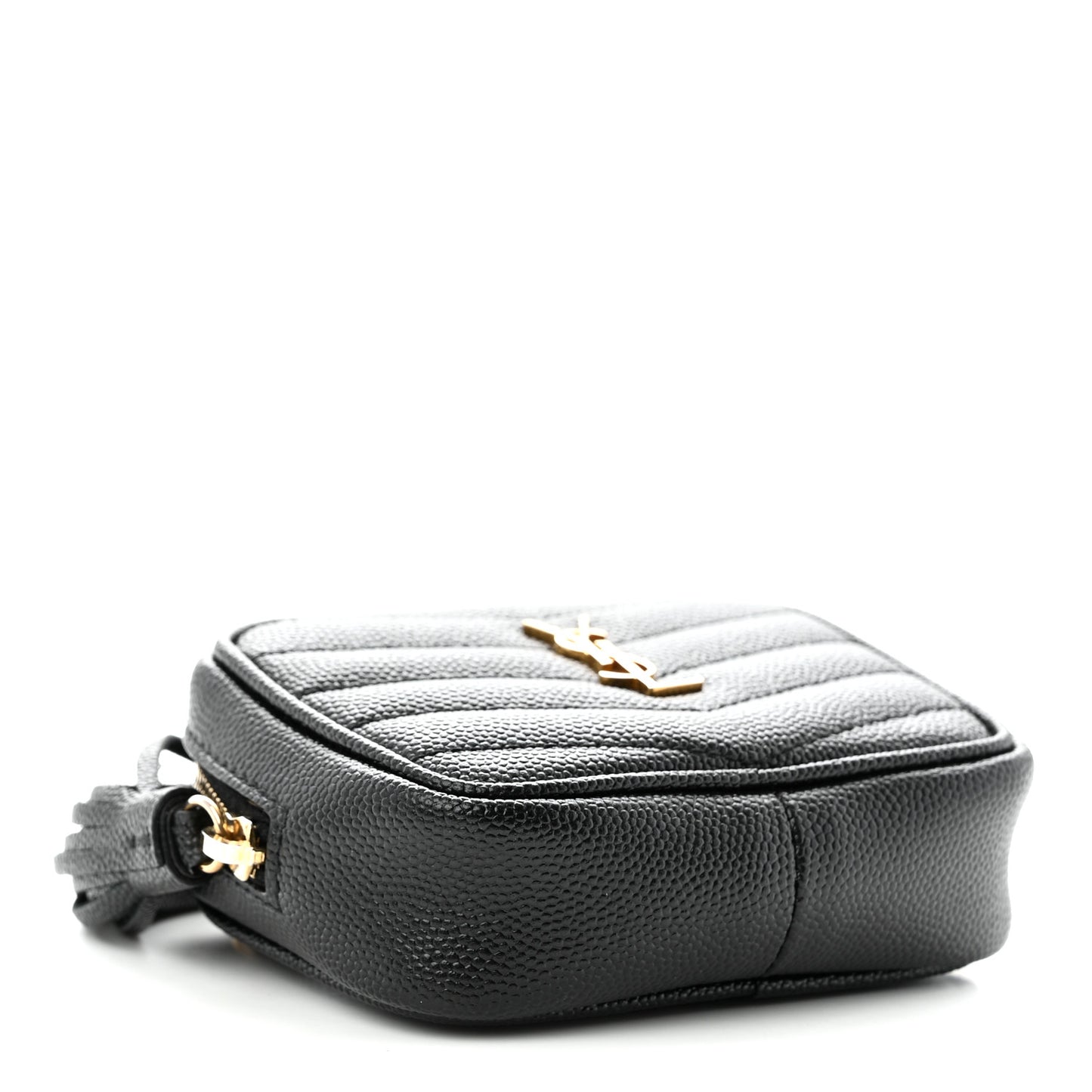 Grain De Poudre Matelasse Monogram Baby Lou Camera Bag Black