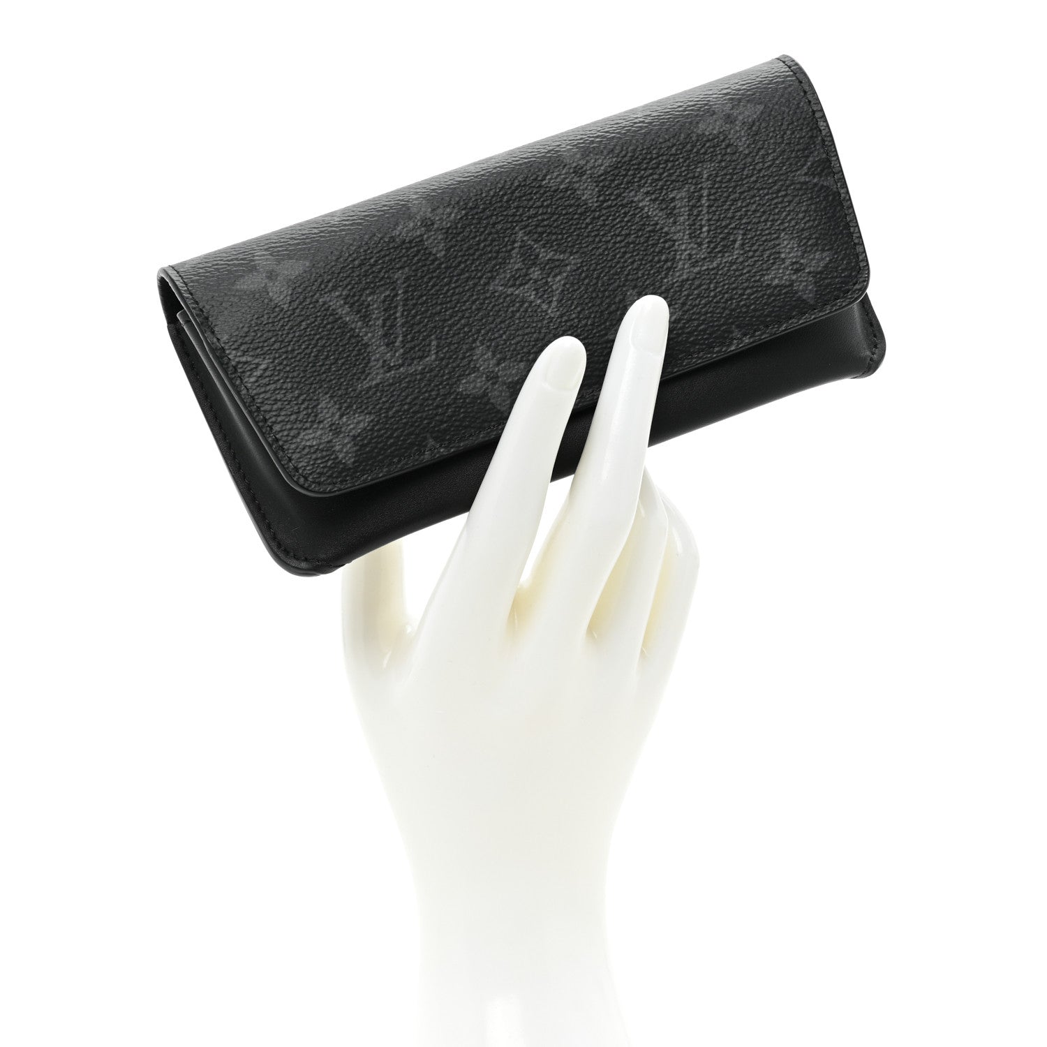 Louis Vuitton Monogram Eclipse Woody Sunglass Case 2 of 8