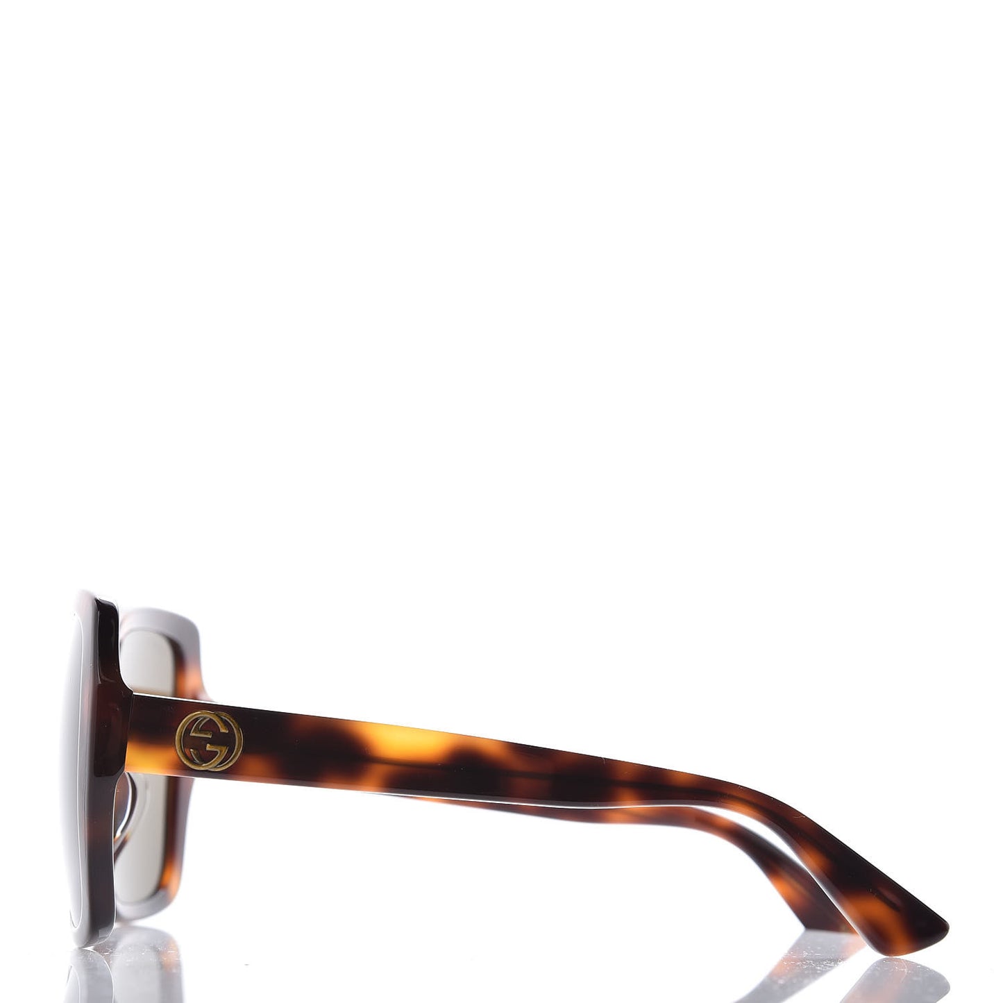 Acetate Square GG 0096SA Sunglasses Havana