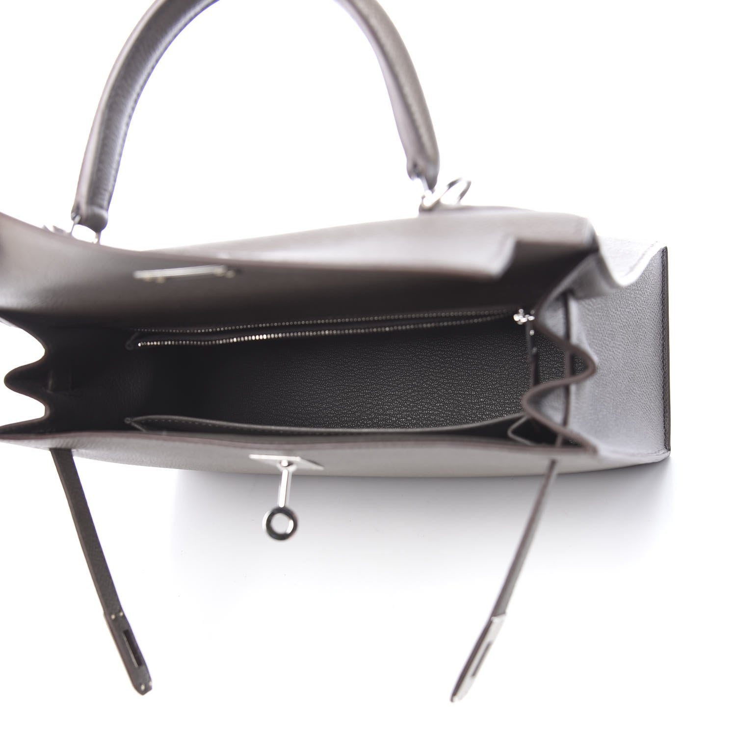 Hermes Epsom Kelly Sellier 25 Etain 6 of 12