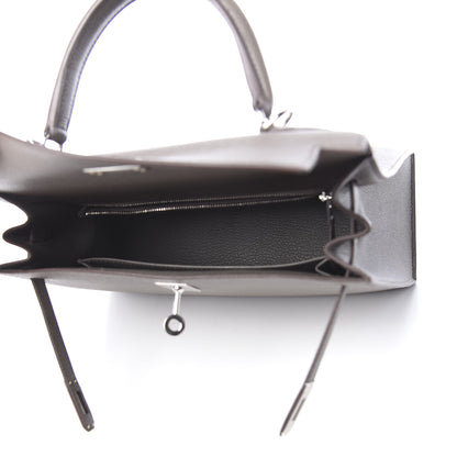 Hermes Epsom Kelly Sellier 25 Etain 6 of 12
