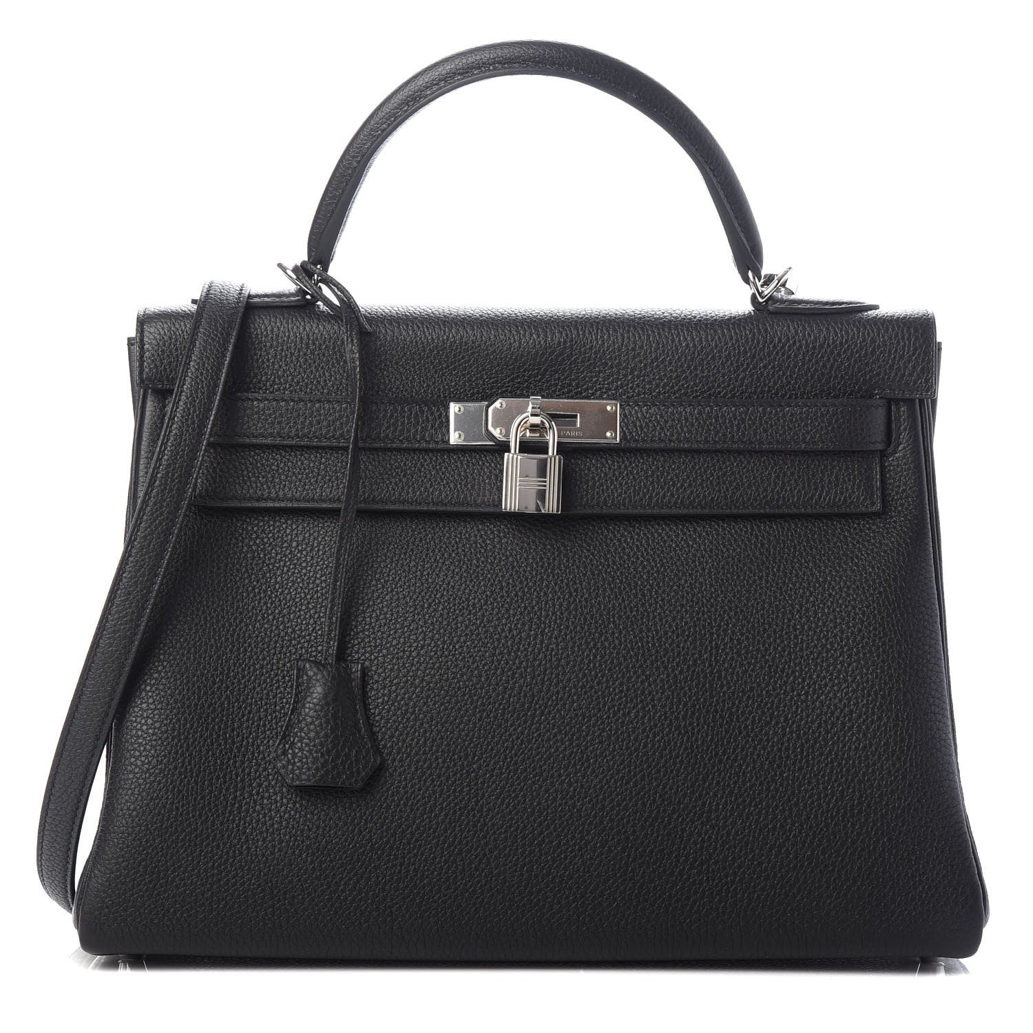 Hermes Togo Kelly Retourne 32 Black 1 of 11