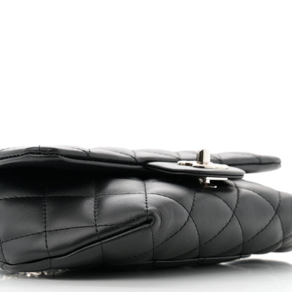 Chanel Calfskin Quilted CC Uniform Flap Belt Bag Black 10 of 11