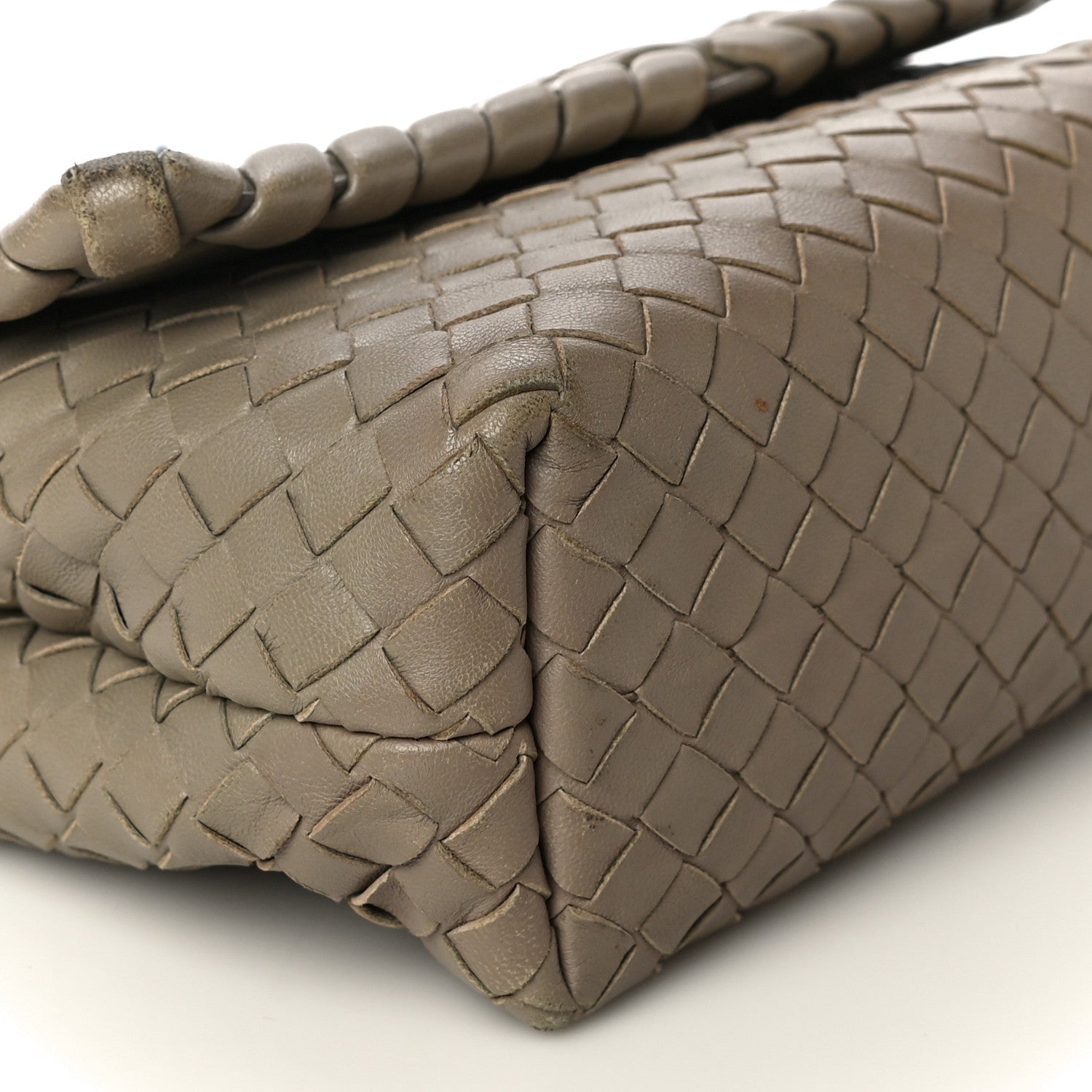 Bottega Veneta Nappa Intrecciato Baby Olimpia Shoulder Bag Mink 8 of 13