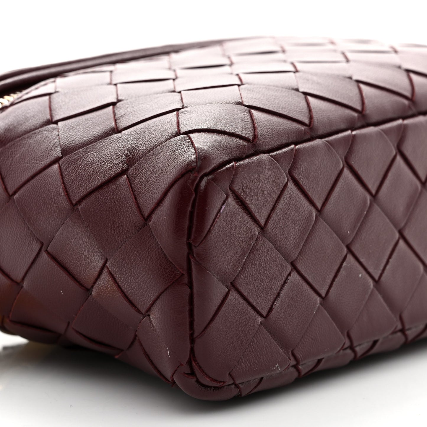 Nappa Intrecciato Bang Bang Vanity Case Barolo