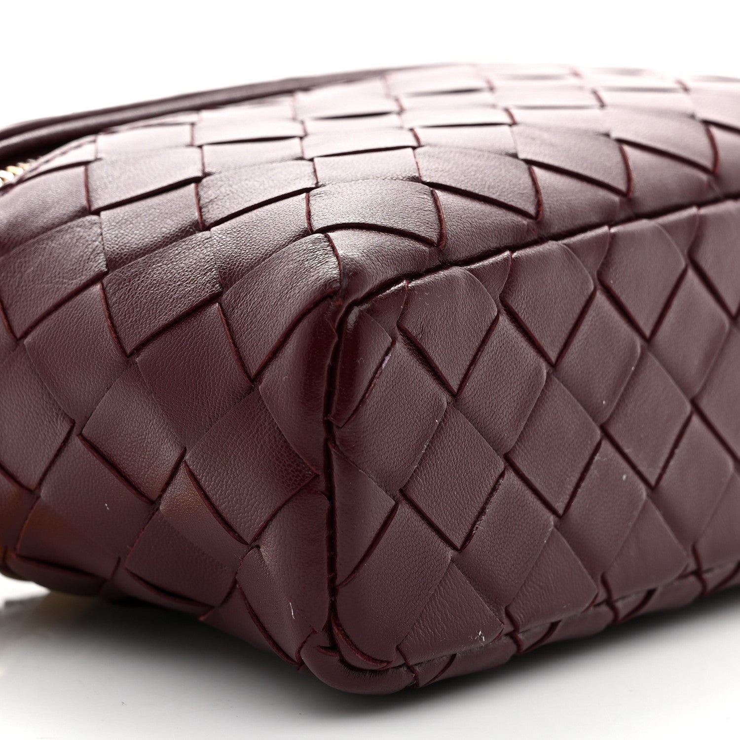 Bottega Veneta Nappa Intrecciato Bang Bang Vanity Case Barolo 8 of 9
